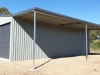 Garage with attached Leanto