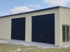 Garage with Open End Carport